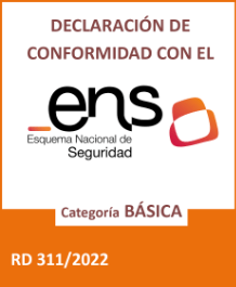 Declaración de Conformidad - Esquema Nacional de Seguridad Categoría Básica
